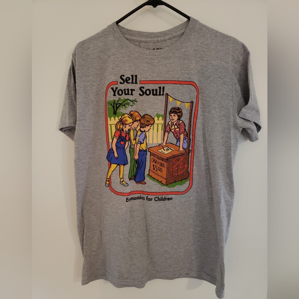 "Sell Your Soul" Comedy T-Shirt Size M